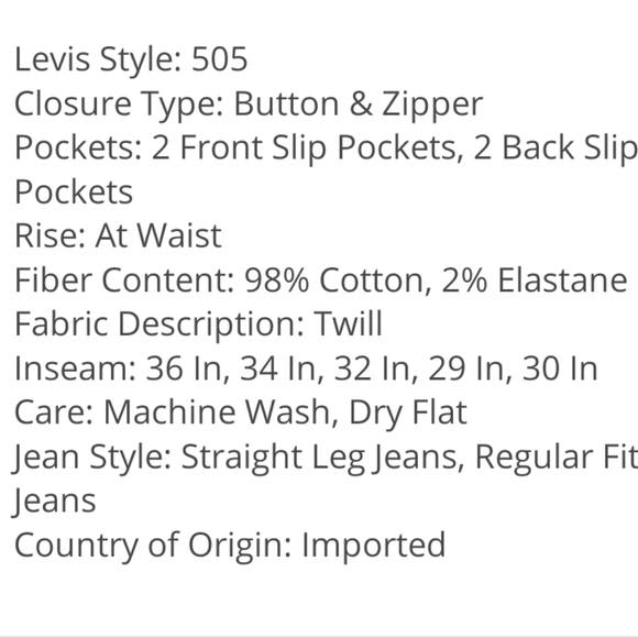 Levi's Caraway Stretch Regular Fit Jean's - Picture 2 of 13